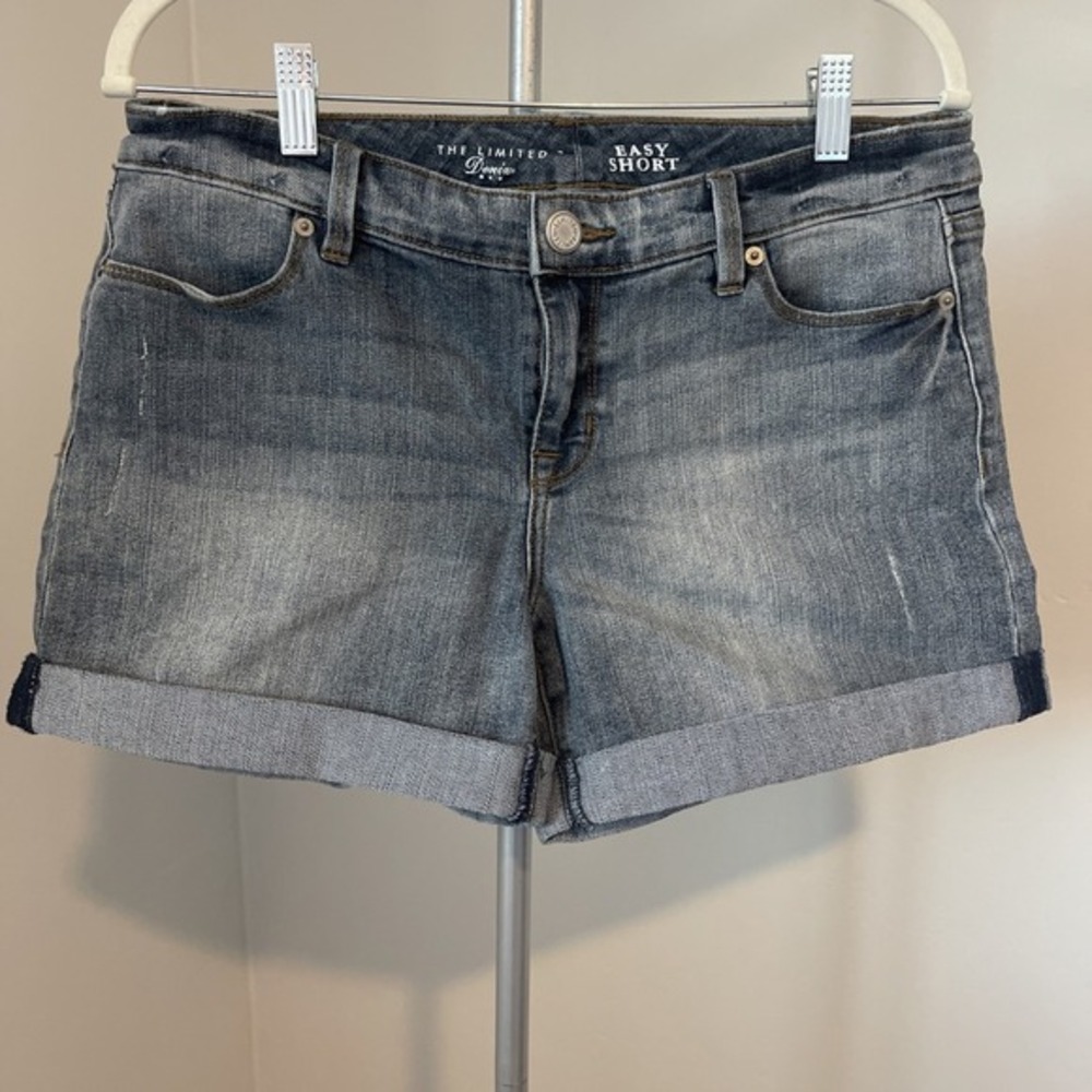 The Limited‎ Denim Shorts Womens 10 Easy Short Medium Wash